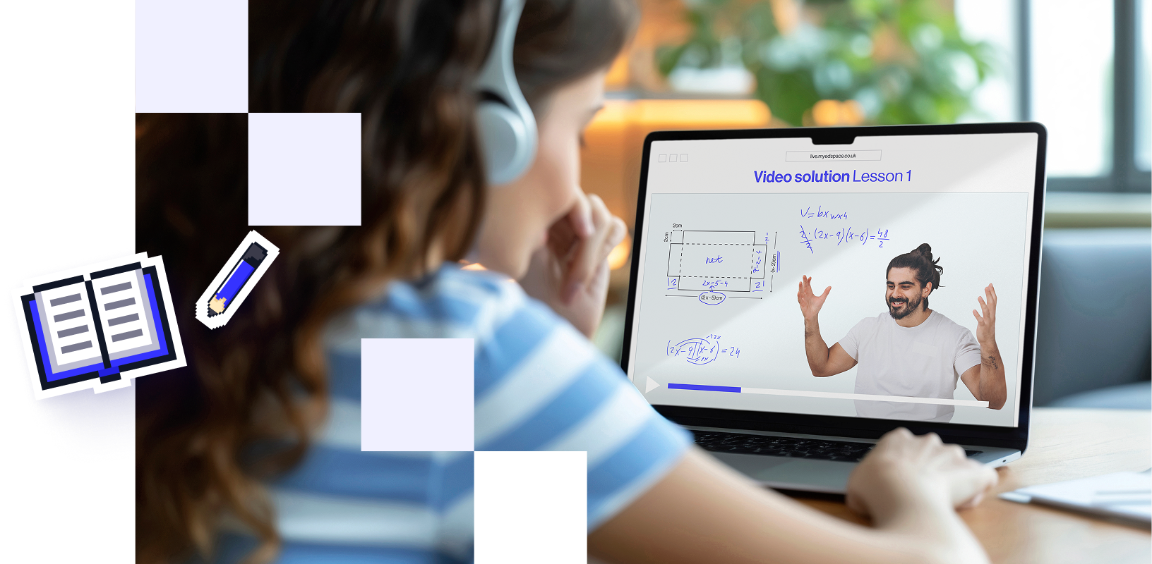 Student learning online